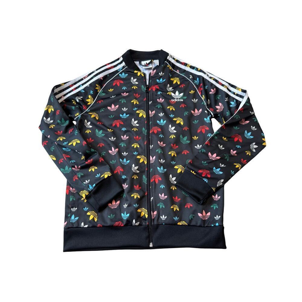 Adidas Girls Trefoil Superstar Track Jacket, size L (13-14)